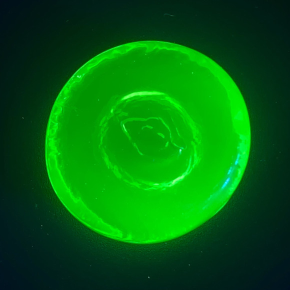 Boyd Glass Vaseline Marble Holder First Edition Generation 1978-83 Vintage - Picture 3 of 13